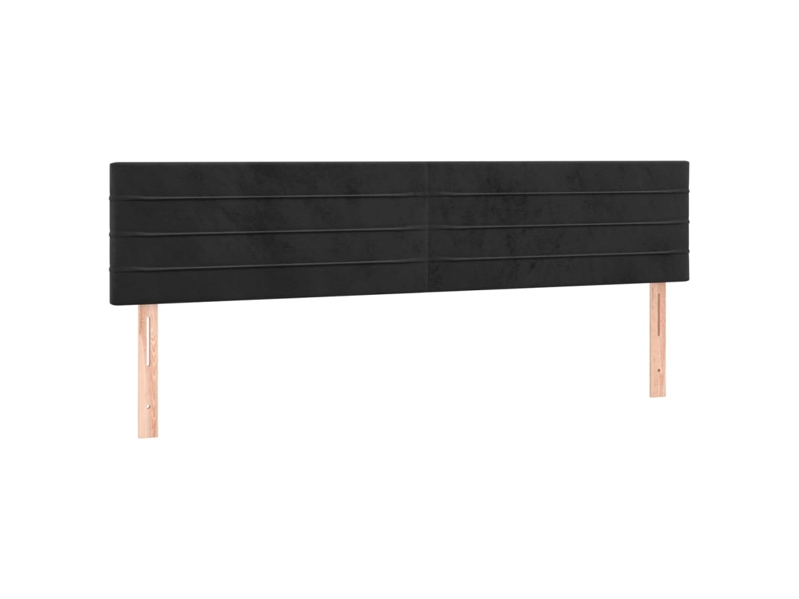 Headboard, Headboards Vidaxl Preto Veludo (200 Cm)