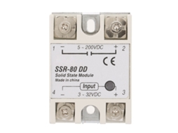 Relé De Estado Sólido Dc-ac Dcac Ssr80dd 80a 332vdc A 5200vdc