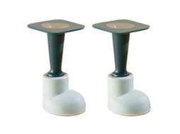 Topes de Porta de Silicone Adhesivos, Instalação Sem Furo | S/MARCA