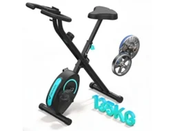 Bicicleta Estática Magnética Dobrável MERACH, X-bike, 16 Níveis, Ecrã LCD, Suporte Tablet, Design Compacto, Altura Ajustável