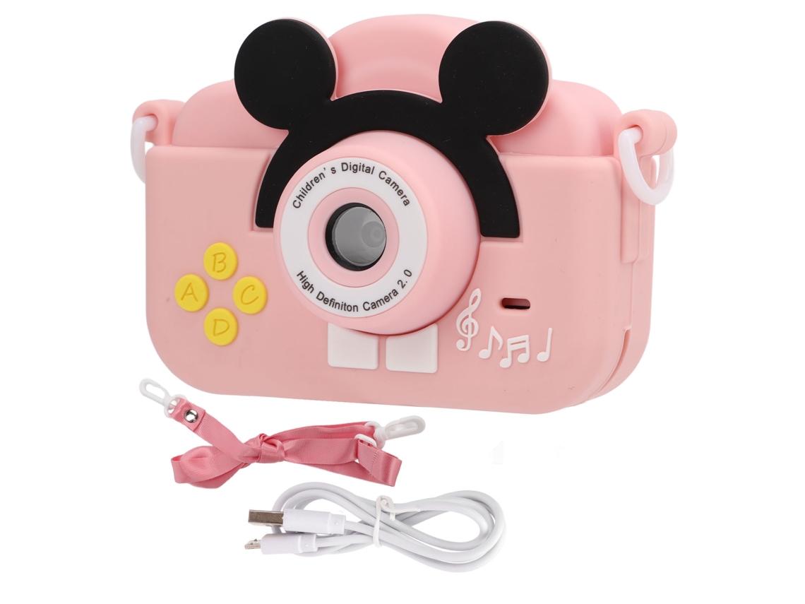 Mini Câmera Digital Infantil Com Tela De 2 Polegadas E 2mp De Alta Definição, Câmera De Vídeo De Desenho Animado, Brinquedo Para Presente Brilvibera