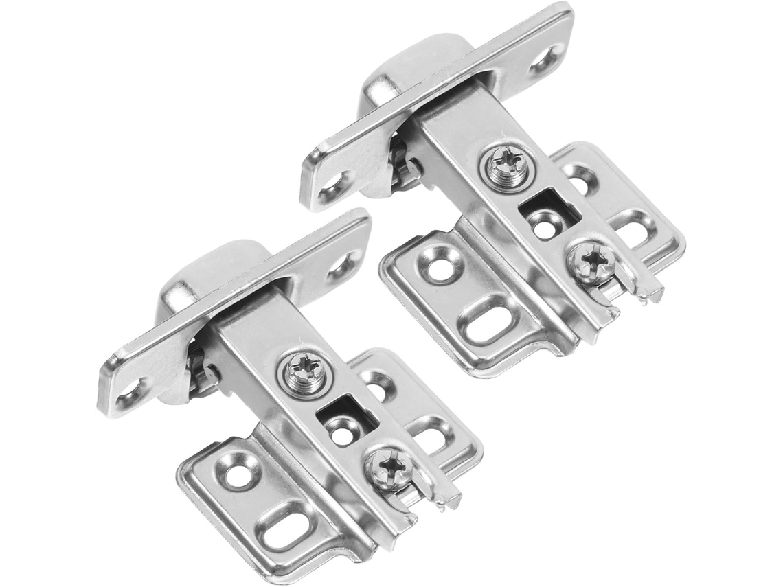 Conjunto De 2 Dobradiças Aço Inoxidável Para Armários Cozinha, Com Fácil Instalação E Funcionamento Suave