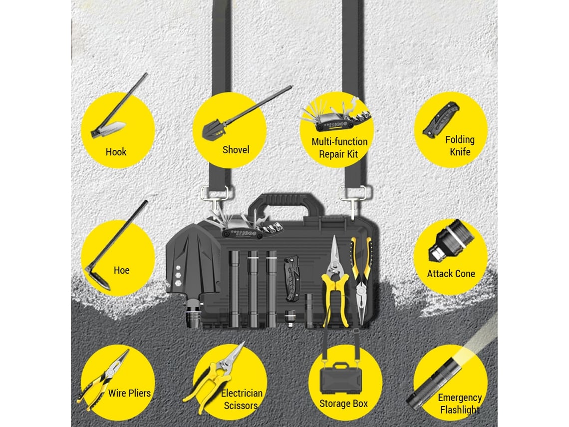 Pá Shovel Sobrevivência Multiuso Camping Resistente