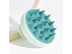 Escova Massagem Couro Cabeludo Shampoo Abs Verde