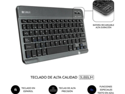 Capa Teclado Universal 10.1'' SUBBLIM Pro Roxo
