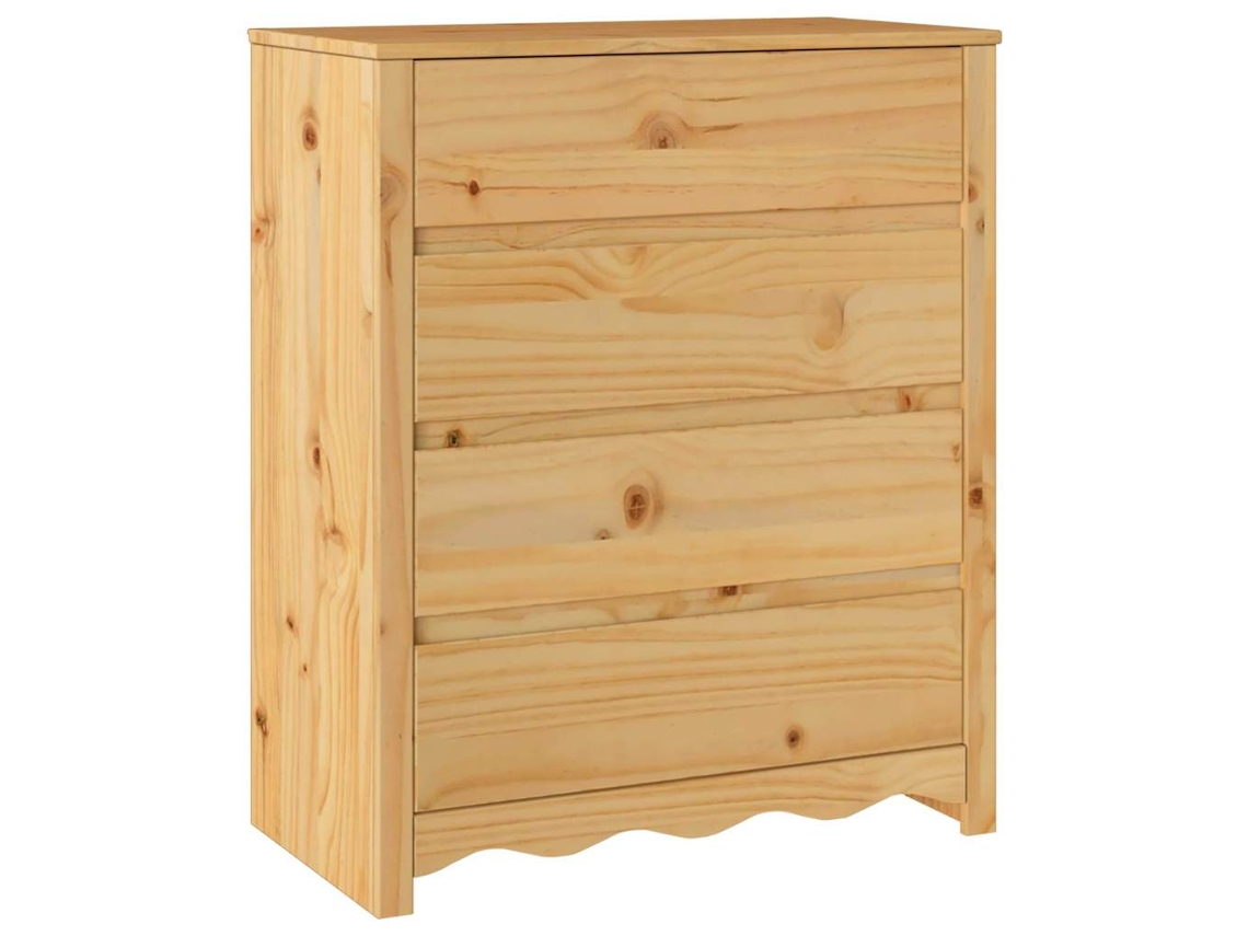 Baú com gaveta Drammen Carvalho 76,5x40x91 cm MAISON EXCLUSIVE