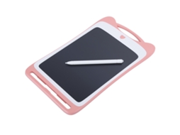 Tablet Lcd 9 Polegadas Rosa Para Escrever E Desenhar
