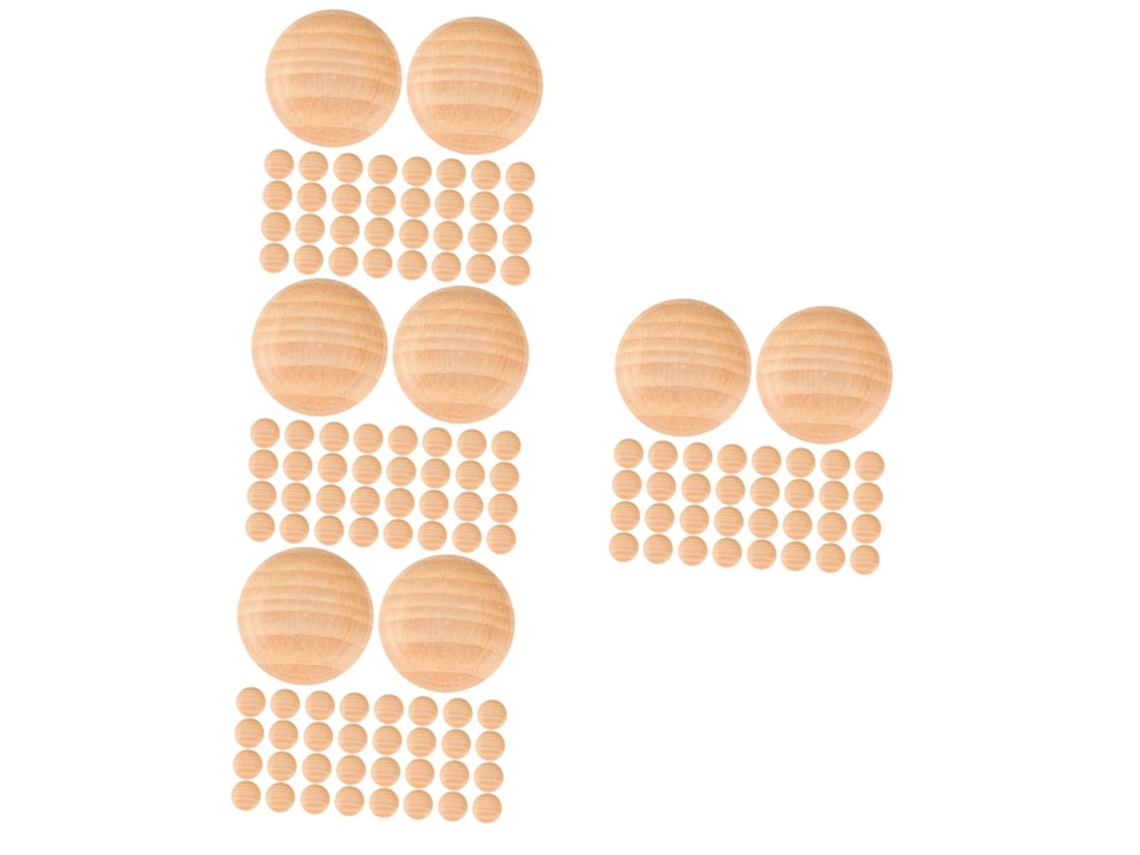 Topbathy Amosfun Conjunto de 4 Tampões Decorativos para Orifícios em Armários e Escadas, 50 Peças * Tampas