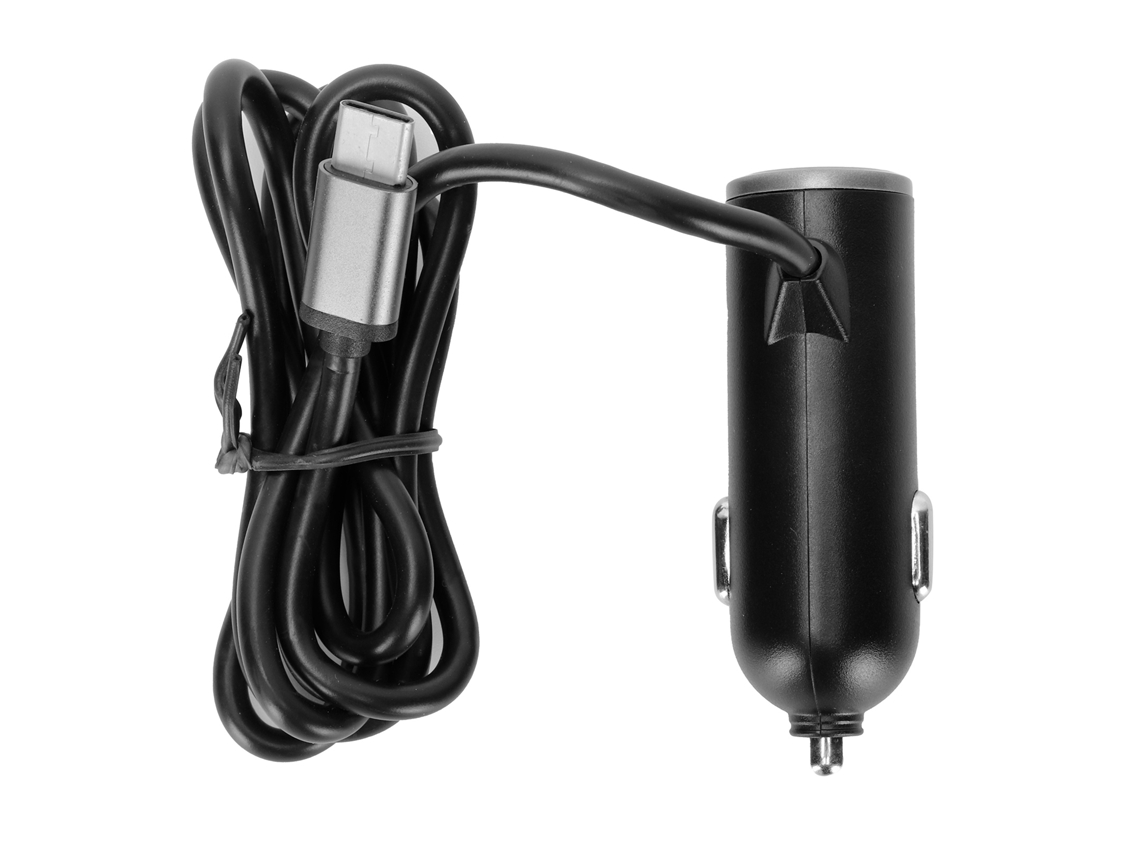 Carregador de Carro LAXISCREED Usb Type c 2.4a+1a