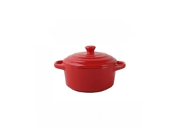 Louça - Tigela - Travessa Para Forno Com Duas Pegas - Cerâmica - Média - Vermelho
