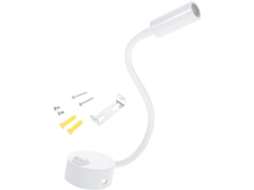 Luminária De Cabeceira Led Com Mangueira Flexível, Luz Noturna Branca