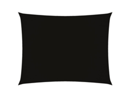 Sun Sail, Sun Sails Vidaxl Preto Tecido (2.5 X 4 M)