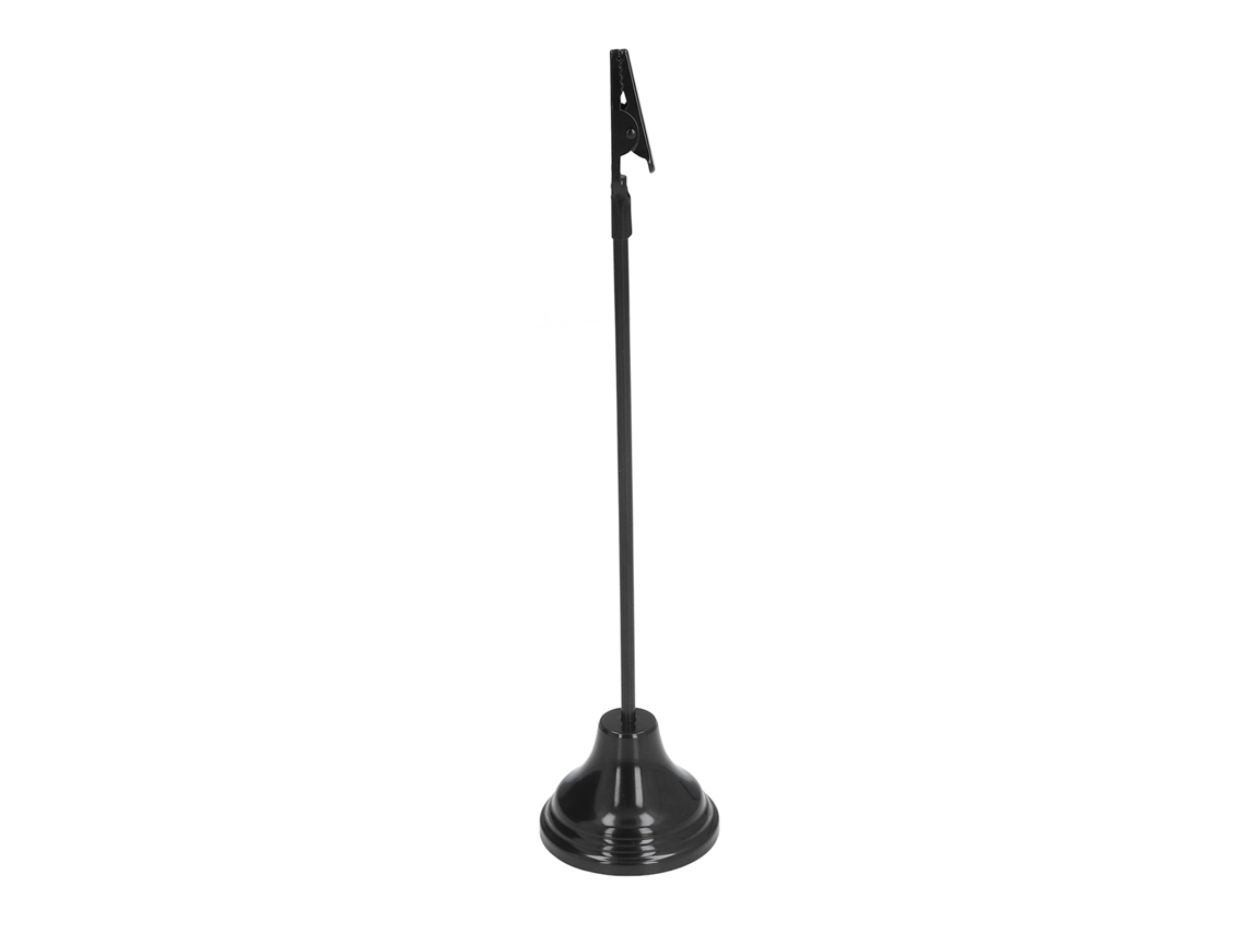 Porta Números De Mesa Durável Com Clip Forte Para Festa, Casamento E Escritório - Preto