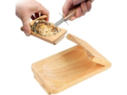 Abridor De Ostras, Suporte De Madeira Para Conchas Ostras, Utensílio Para Frutos Do Mar, Ideal Para Festas, Acampamentos, Piqueniques