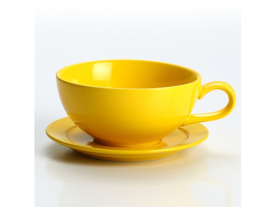 Chávena XGF European Style Latte Cup (Amarelo)