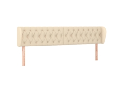 Headboard, Headboards Vidaxl Creme Tecido (183 X 23 X 78/88 Cm)