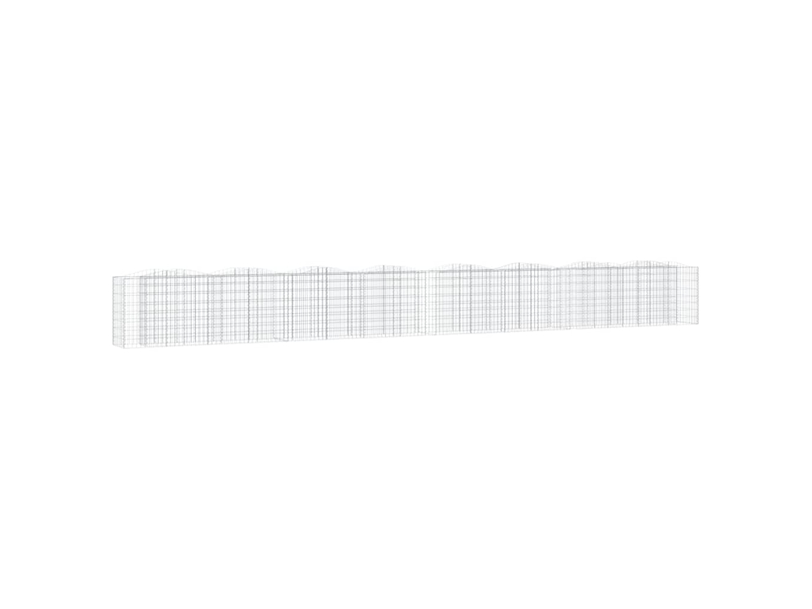 Gabion Raised Bed, Gabion Raised Beds Vidaxl Prateado Ferro (800 X 50 X 100 Cm)