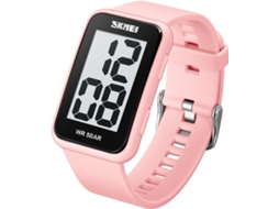 Lurelia Relógio Digital Feminino, Visor Digital, Led, Data/calendário, 245 Mm, 10mm, 20 Mm, Resina, Branco
