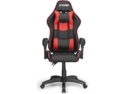Cadeira Gaming KUBO Vermelha (Até 130 kg - Elevador a Gás Classe 3)