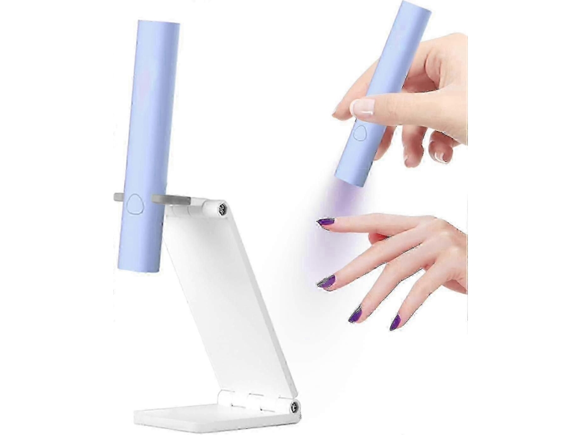 2025 Luz Uv para Unhas de Gel, Mini U V Led Lâmpada Portátil com Suporte, Secador Recarregáve L Secagem Rápida Prese GOKOCO