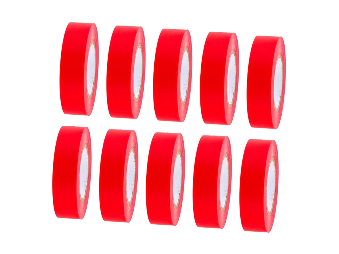 Bestoyard Kit Com 10-fitas Isolantes Coloridas Para Uso Externo, Fita Isolante Industrial Para Projetos Elétricos E