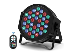 Projetor De Luz De Discoteca Com 36 Leds Rgb Dmx512 Com Controle Remoto, Modo Automático/som/mestre Escravo, Iluminação De Palco Para Slowmoose