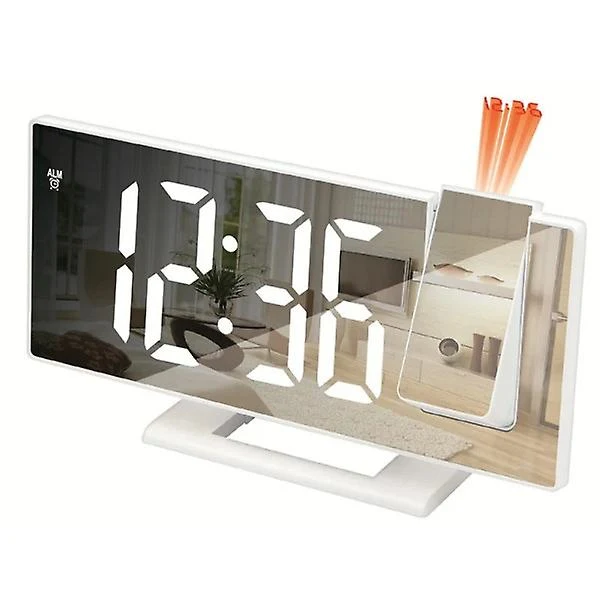 Relógio de Teto com Projeção, Led, Temperatura e Hora, BRILVIBERA