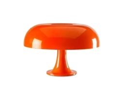 Lâmpada De Mesa Led Com Abajur De Pvc, Branco/laranja, Luz Quente/fria, Base E14, 85-265v