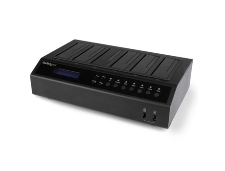 SATDOCK5U3ER Duplicador Meios E Dados Duplicador HDD 5 Cópias Preto