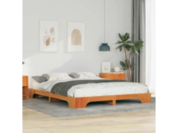 Vidaxl Estrutura Da Cama Castanho 160 X 220 Cm