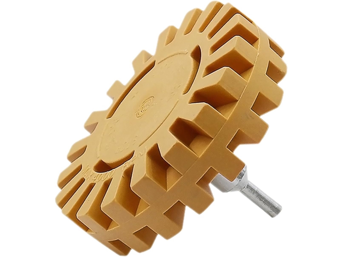 Roda De Borracha 10 Cm,removedora Certificada Adesivos Vinil E Outros Tipos Para Carros.