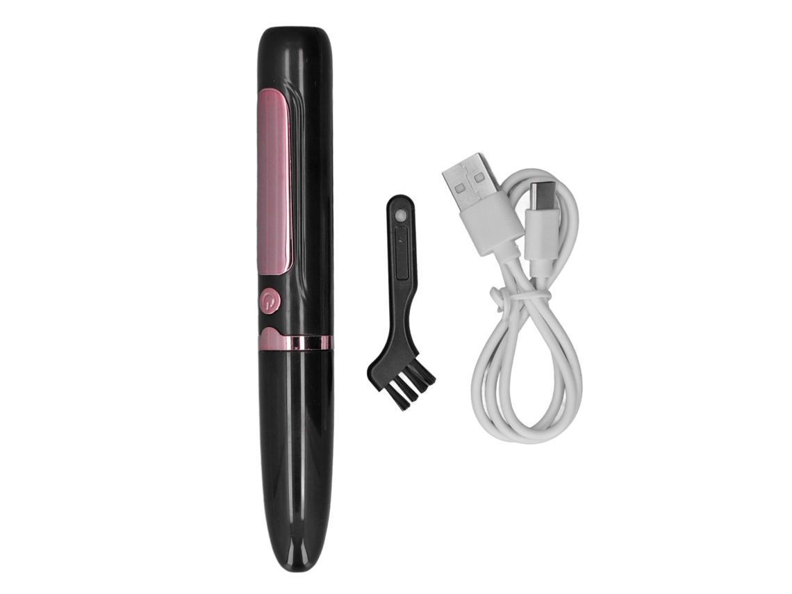 Curlador De Cílios Elétrico Aquecido Usb Recarregável 4 Configurações De Temperatura Anti Queimaduras