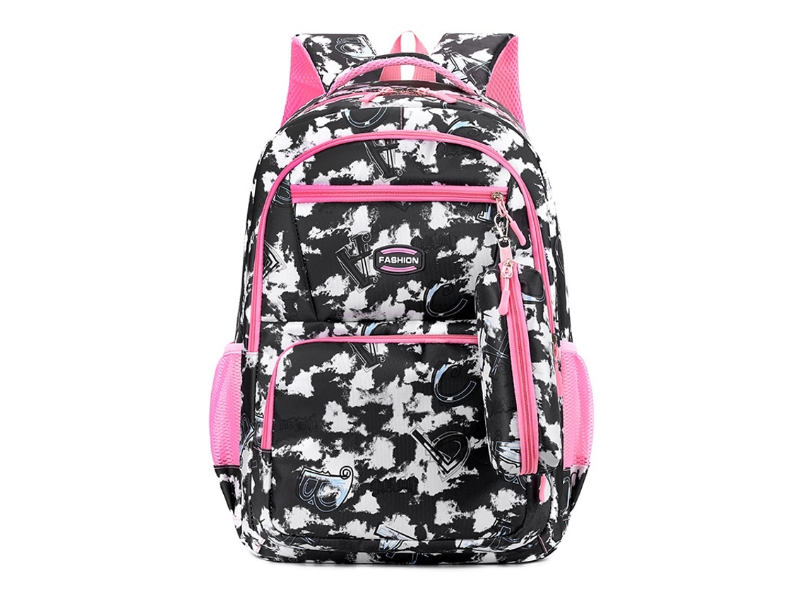 Elysve Mochila Infantil Escolar Preto 12,6 Polegadas, 16 Polegadas, Para Criança, Impermeável Para Escola