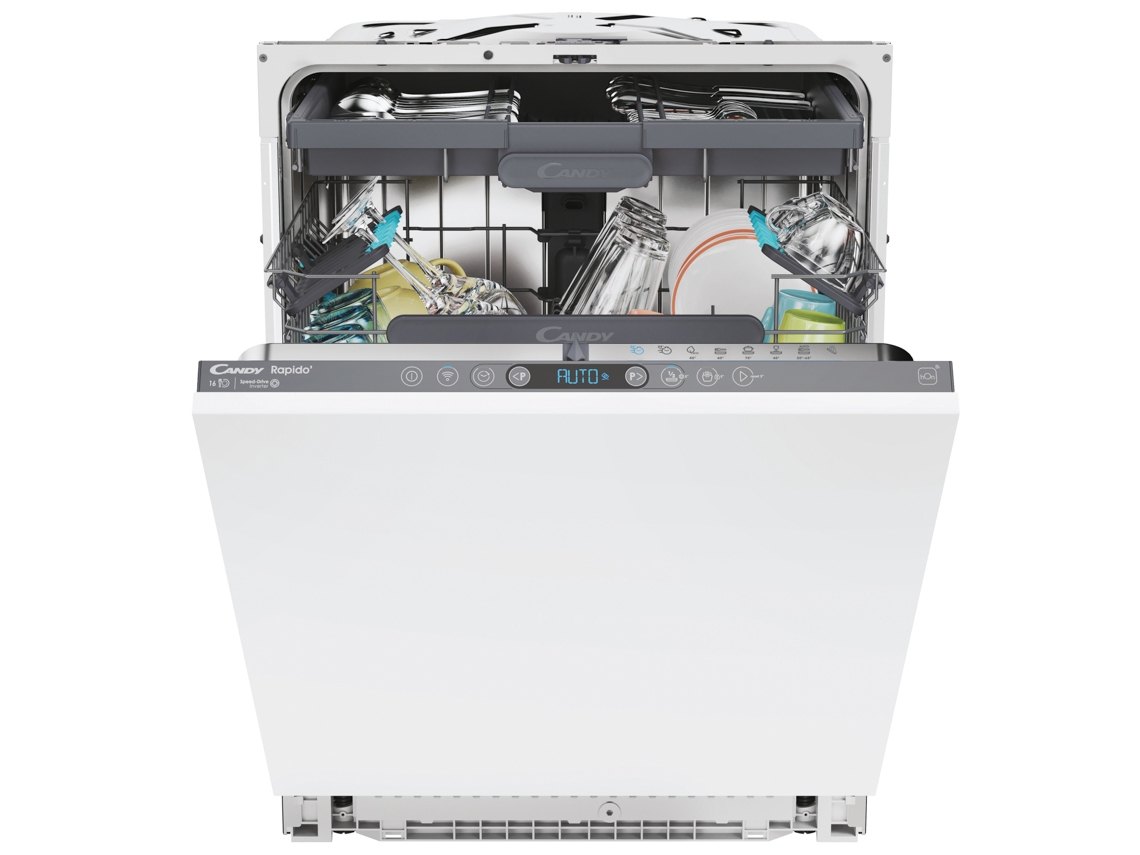 Máquina de Lavar Loiça de Encastre CANDY CI6B4F1M (16 Conjuntos - 60 cm - Painel Cinzento)