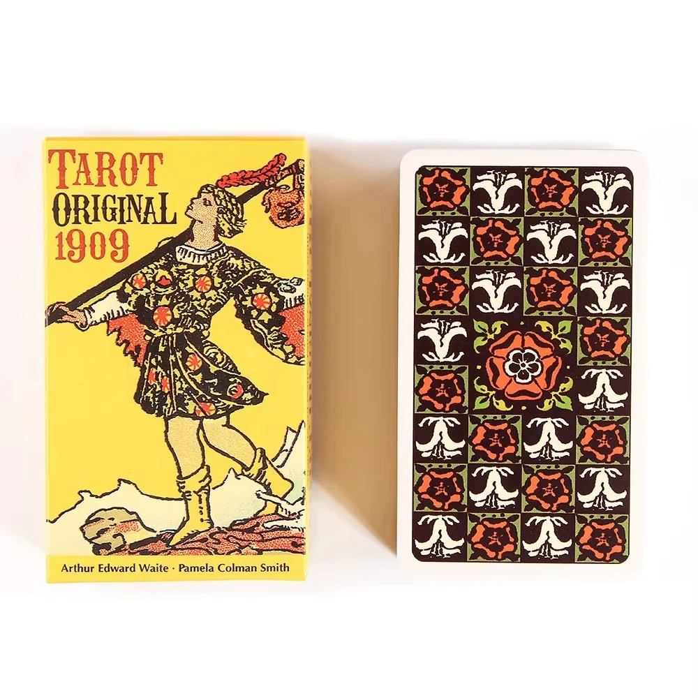 Baralho De Tarô Clássico Inglês Original De 1909, 78 Cartas, Conjunto Popular