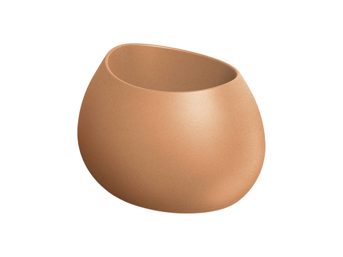 Vaso De Flores Rotomoldado Em Terracota Evolia Da Well Home, 60x50x38