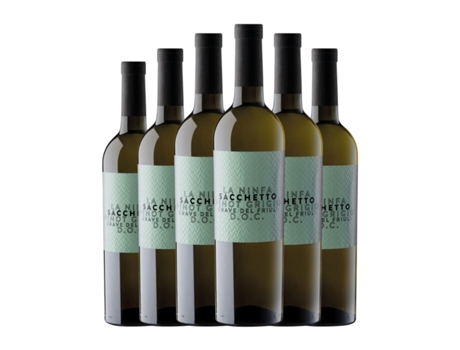 Vinho branco SACCHETTO Grave Pinot Cinza Friuli (0.75 L - 6 Unidades)