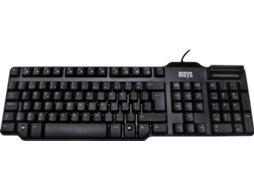 Teclado SmartCard INSYS USB Black - PT