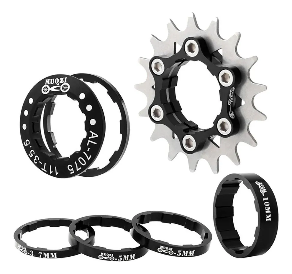 Kit De Cassete De Bicicleta Fixie De Velocidade Única 17tvayotoy