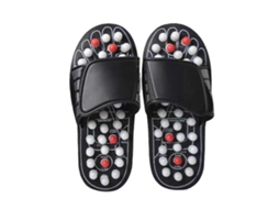 Chinelo De Massagem Reflexológica E Acupressão Para Os Pés, Tamanho 38-39, Branco, 2025