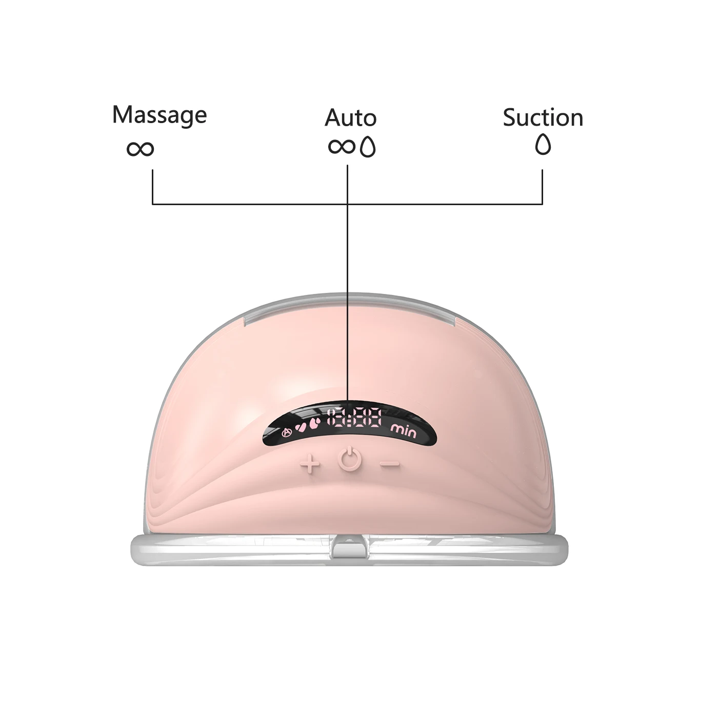 Bomba De Leite Elétrica Rosa Para Bebês, Bomba De Leite De Silicone.