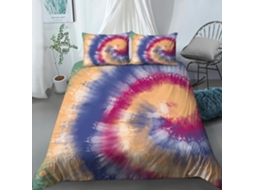 Capa de Edredom com 2 Fronhas 65x65 Cm em Microfibra Fronha (LxA)