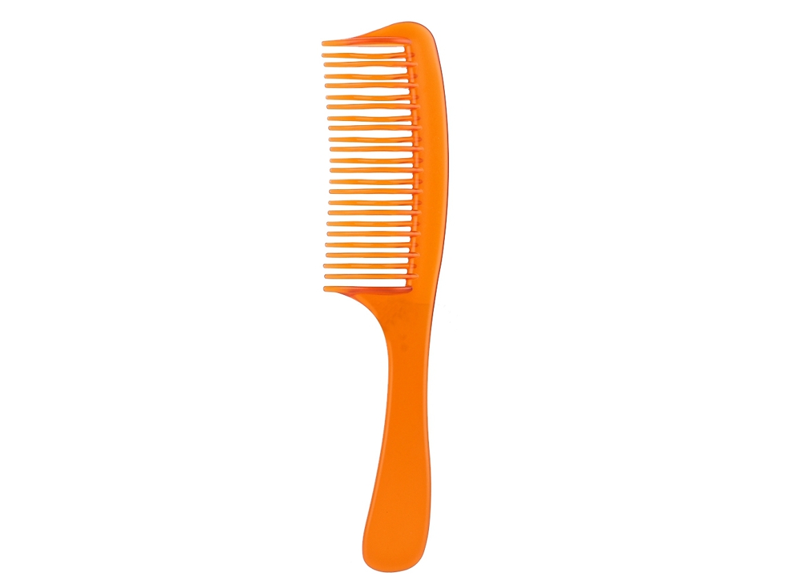 2026 peine de Cabelo Largo para Cabelo Grosso Peine de Cabeleireiro Ferramenta de Estilo Portátil Laranja