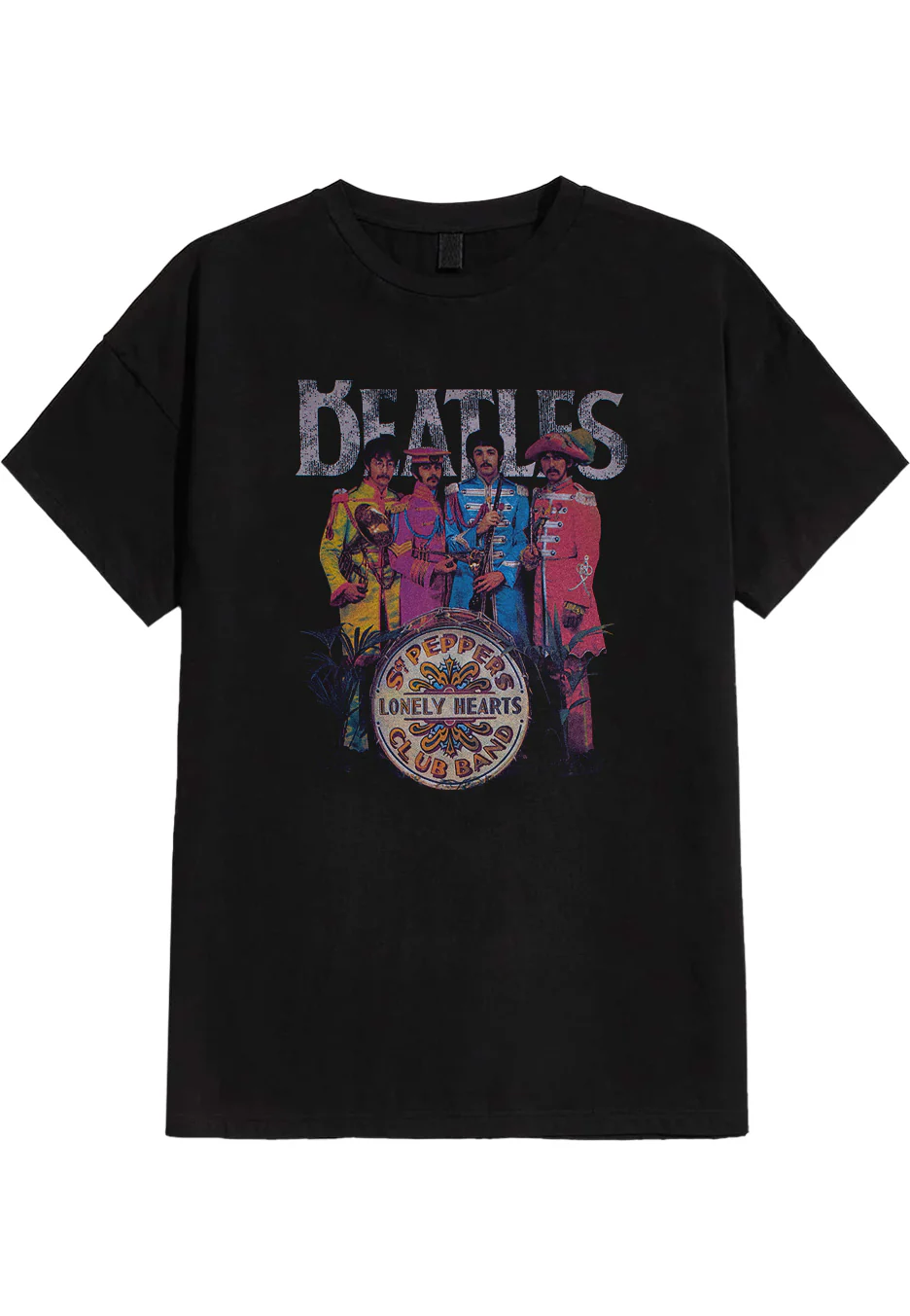 Size:l Rockinstone The Beatles - Sgt Pepper - T-shirt Unisex Adults