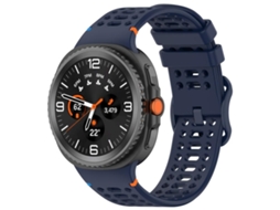 Bracelete para Samsung Galaxy Watch 8 / 8 Classic Silicone com Fivela de Escada Azul Meia noite XIAOMOYU
