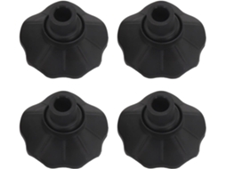 Protetores De Pés Cadeira 14mm, Elásticos E Antirriscos, Para Cadeiras De Camping E Móveis Jardim, Conjunto Com 4 Peças