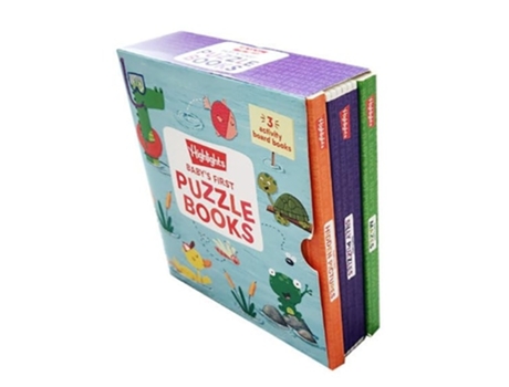 Livro Baby’s First Puzzle Books de Highlights (Inglês - Capa Dura)