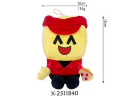 Boneco de Pelúcia Forsaken Chance Plus Chapéu Vermelho Amarelo GOKOCO