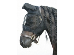 Máscara Anti-Moscas HARRY'S HORSE Flyshield Preto (M)