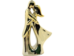 Estátua De Casal Em Cerâmica, Escultura/estatueta Decorativa.